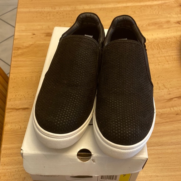 Steve Madden Shoes - PRICE DROPPED! Steve Madden Black Slip Ons. Brand new in box Size 7